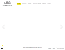 Tablet Screenshot of littlebiggalerie.com